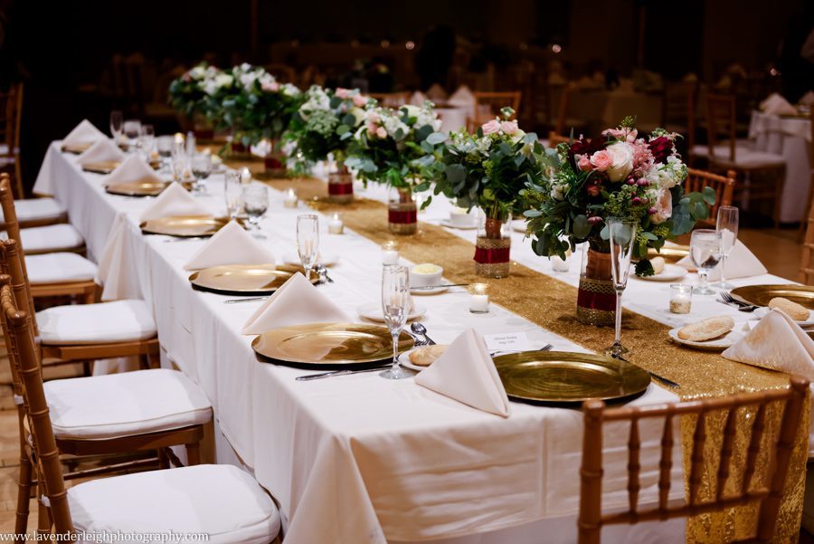 <alt> wedding centerpieces at the Circuit Center in in Pittsburgh, Pennsylvania</alt>