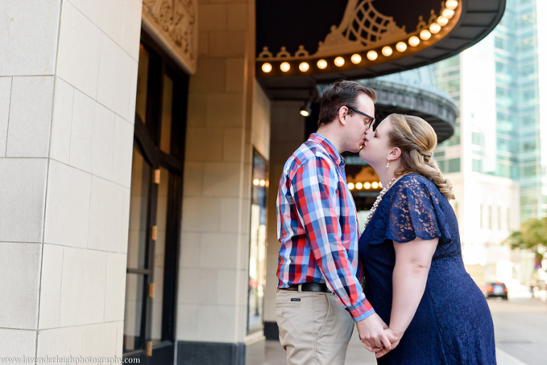 An engagement session during the fall in the city of Pittsburgh, Pennsylvania.  