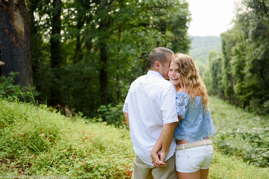 Pittsburgh, engagement session, photographer, wedding, bride, groom, fiancé, Ohiopyle State Park, nature, Pennsylvania, woods, waterfall, Cucumber Falls, picture, photo, bridge, river