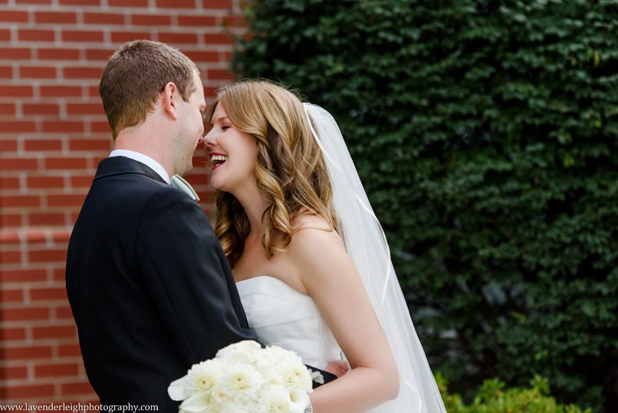Pittsburgh field club, wedding, reception, ceremony, Pennsylvania, sophistication, stylish, classy, st. scholastica, church, dusty pink and ivory, English garden bouquet, white flowers, striped bridesmaid skirt, photographer, photos, images, pictures, photography, camera, fox chapel, aspinwall, lavender leigh photography