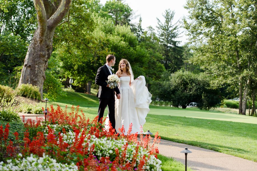 Pittsburgh field club, wedding, reception, ceremony, Pennsylvania, sophistication, stylish, classy, st. scholastica, church, dusty pink and ivory, English garden bouquet, white flowers, striped bridesmaid skirt, photographer, photos, images, pictures, photography, camera, fox chapel, aspinwall, lavender leigh photography