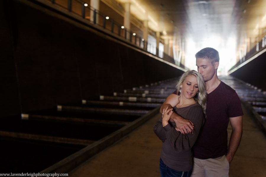 A modern engagement session in the city of Pittsburgh.