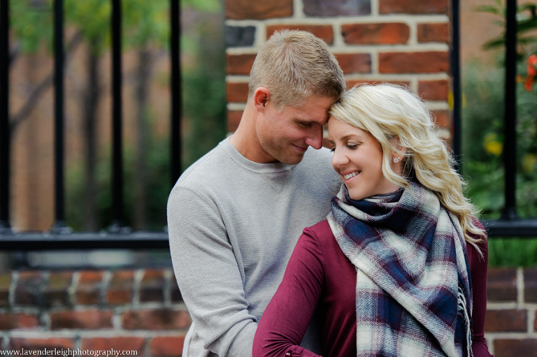 A modern engagement session in the city of Pittsburgh.