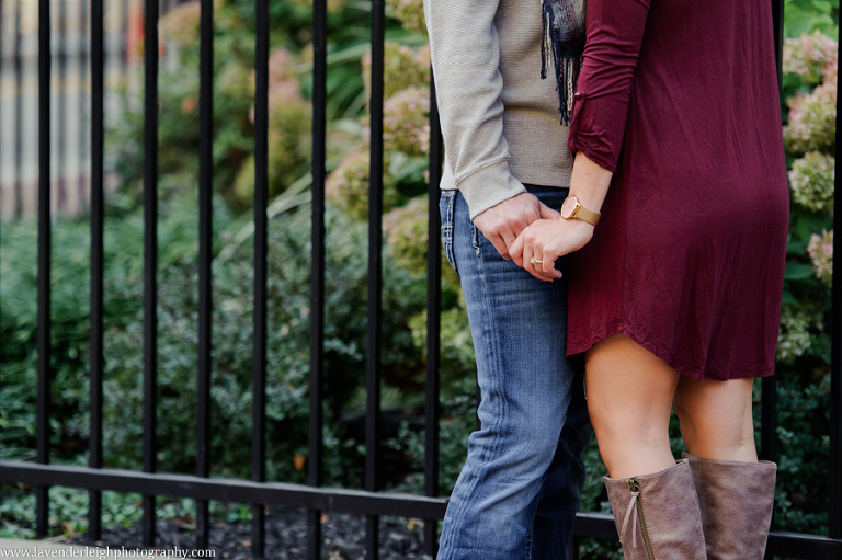 A modern engagement session in the city of Pittsburgh.