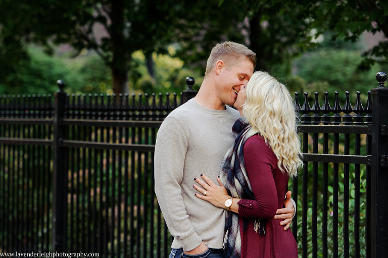 A modern engagement session in the city of Pittsburgh.