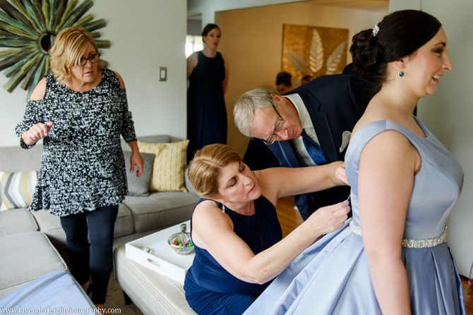 A fall wedding at the Pittsburgh Airport Marriott