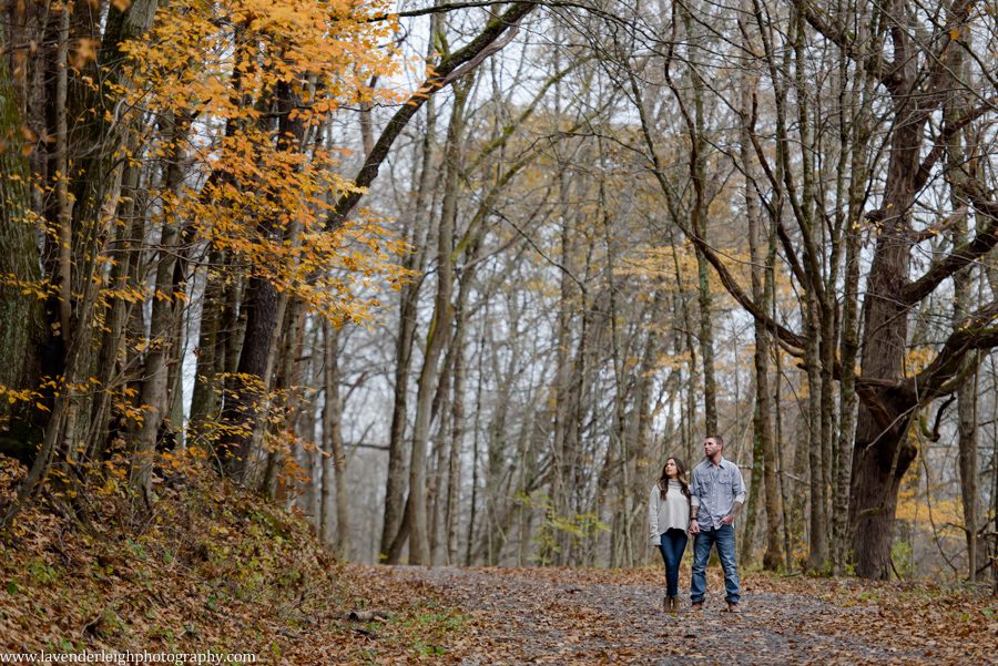 An engagement session photographed near Mingo Creek around Pittsburgh, Pennsylvania.