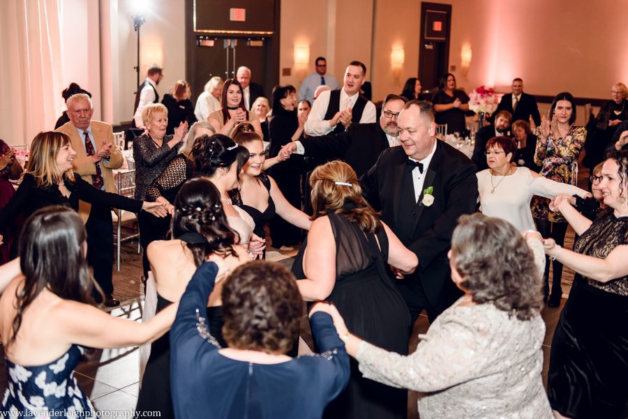 A November wedding at the Pittsburgh Airport Marriot in Pennsylvania.