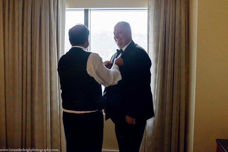 A November wedding at the Pittsburgh Airport Marriot in Pennsylvania.