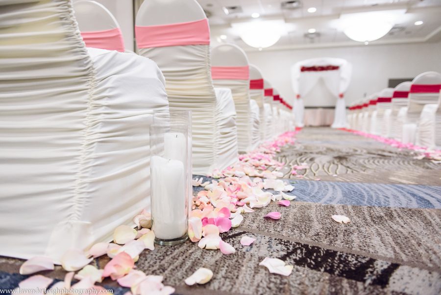 A November wedding at the Pittsburgh Airport Marriot in Pennsylvania.