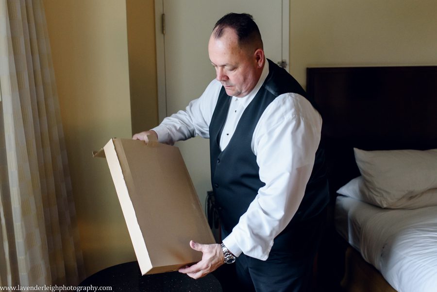 A November wedding at the Pittsburgh Airport Marriot in Pennsylvania.