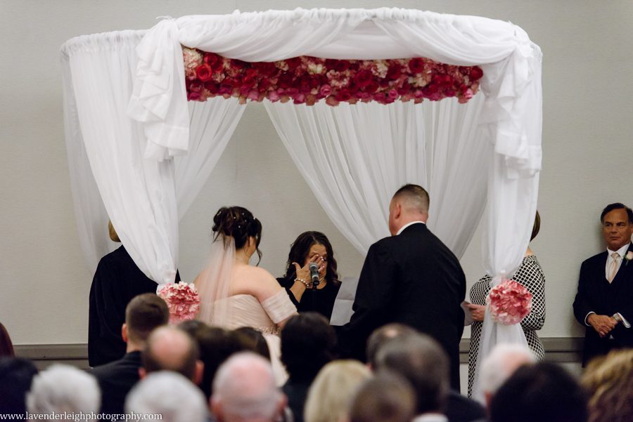 A November wedding at the Pittsburgh Airport Marriot in Pennsylvania.