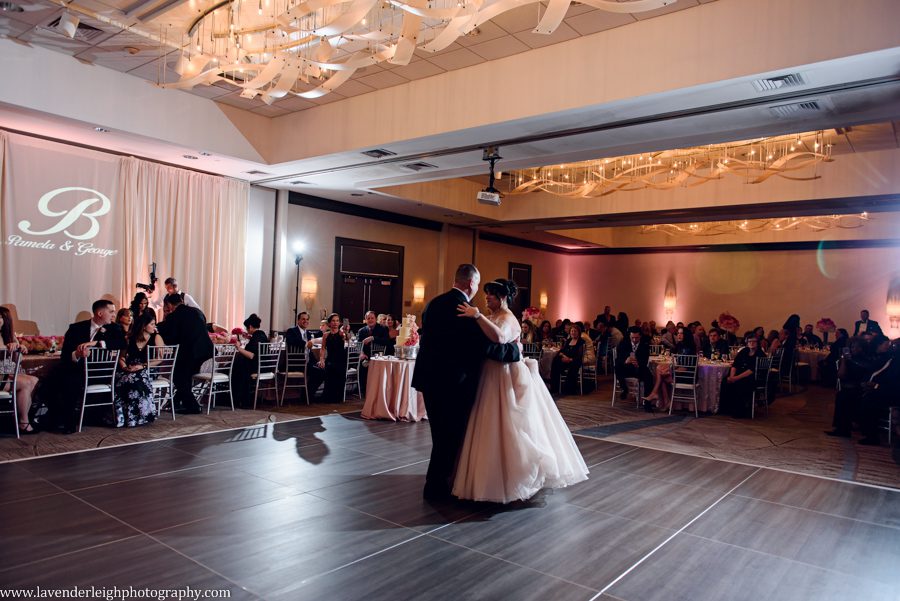 A November wedding at the Pittsburgh Airport Marriot in Pennsylvania.