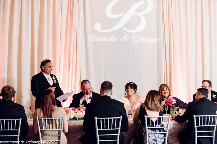 A November wedding at the Pittsburgh Airport Marriot in Pennsylvania.