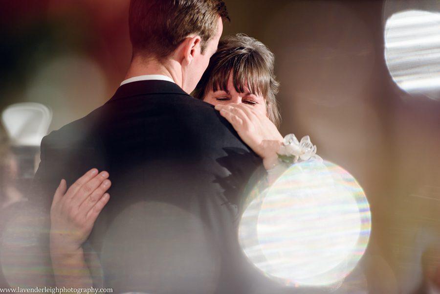 A winter wedding in Pittsburgh, Pennsylvania. The ceremony took place at St. John and Paul church, and the reception was hosted at the Chadwick ballroom in Wexford. Images by Lavender Leigh Photography. 