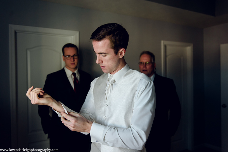 A winter wedding in Pittsburgh, Pennsylvania. The ceremony took place at St. John and Paul church, and the reception was hosted at the Chadwick ballroom in Wexford. Images by Lavender Leigh Photography. 