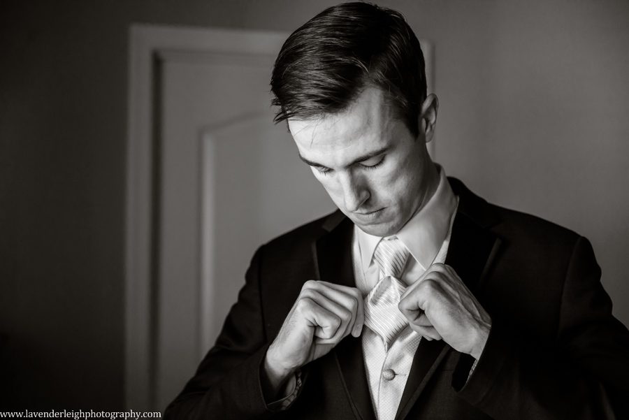 A winter wedding in Pittsburgh, Pennsylvania. The ceremony took place at St. John and Paul church, and the reception was hosted at the Chadwick ballroom in Wexford. Images by Lavender Leigh Photography. 