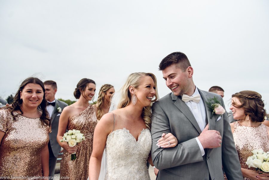 Lavender Leigh Photography, wedding photographer, photograph, picture, couple's photography, Pennsylvania, Best of the Knot, Couples' Choice, chic, sophisticated, wedding venues, ceremony, reception, spring, golf club, The Club at Nevillewood, outdoor, glamorous, Presto, PA, rose gold, sparkling dresses