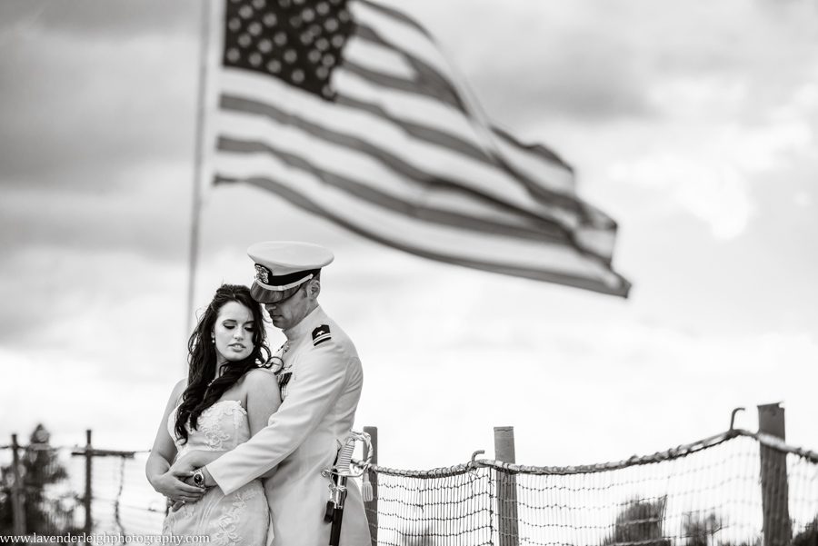 naval ship, bride, groom, buffalo new york, pearl street grill, american flag