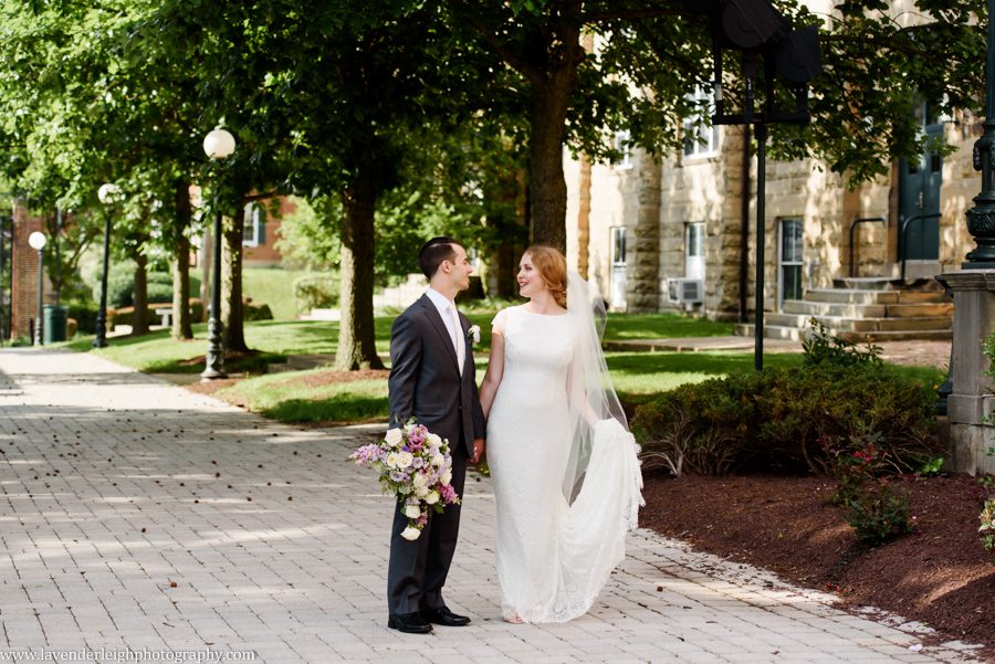 George Washington Hotel, St. Patrick's Church, summer, June, purple bouquets, Lavender Leigh Photography, pittsburgh wedding photographer, wedding, photographer, photograph, picture, engagement, winter, Pennsylvania, Best of the Knot, Couples' Choice, wedding venues, ceremony reception, dogs in tuxedos, cap sleeve lace wedding gown, vintage glamour