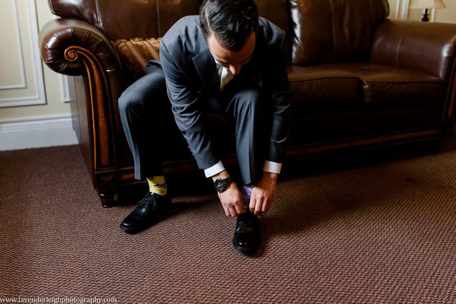 George Washington Hotel, St. Patrick's Church, summer, June, purple bouquets, Lavender Leigh Photography, pittsburgh wedding photographer, wedding, photographer, photograph, picture, engagement, winter, Pennsylvania, Best of the Knot, Couples' Choice, wedding venues, ceremony reception, dogs in tuxedos, cap sleeve lace wedding gown, vintage glamour