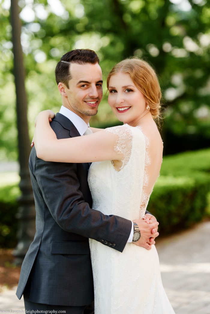 George Washington Hotel, St. Patrick's Church, summer, June, purple bouquets, Lavender Leigh Photography, pittsburgh wedding photographer, wedding, photographer, photograph, picture, engagement, winter, Pennsylvania, Best of the Knot, Couples' Choice, wedding venues, ceremony reception, dogs in tuxedos, cap sleeve lace wedding gown, vintage glamour