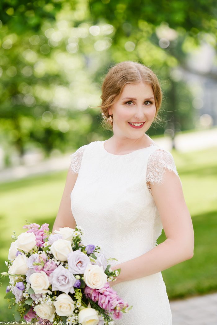 George Washington Hotel, St. Patrick's Church, summer, June, purple bouquets, Lavender Leigh Photography, pittsburgh wedding photographer, wedding, photographer, photograph, picture, engagement, winter, Pennsylvania, Best of the Knot, Couples' Choice, wedding venues, ceremony reception, dogs in tuxedos, cap sleeve lace wedding gown, vintage glamour