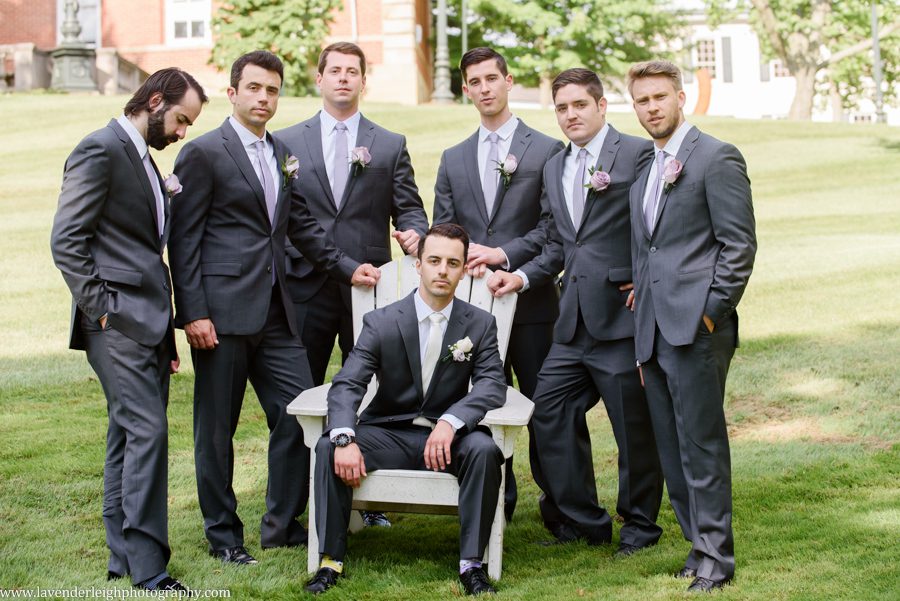 George Washington Hotel, St. Patrick's Church, summer, June, purple bouquets, Lavender Leigh Photography, pittsburgh wedding photographer, wedding, photographer, photograph, picture, engagement, winter, Pennsylvania, Best of the Knot, Couples' Choice, wedding venues, ceremony reception, dogs in tuxedos, cap sleeve lace wedding gown, vintage glamour