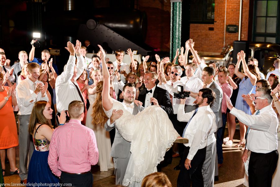 Heinz history center, wedding, bride, groom, Pittsburgh, Pennsylvania, city, bridges, summer, taupe bridesmaid dresses, July, photographer, picture, photograph, image, lavender leigh photography, urban, gold wedding details, romantic