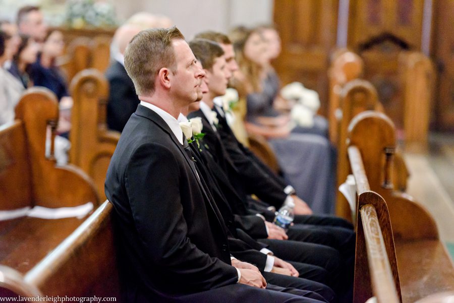 The LeMont, Pittsburgh, wedding, reception, ceremony, photographer, photo, image, picture, downtown, chic, bridges, point state park, Mt. Washington Overlook, St. Mary Church, Sharpsburg, Lavender Leigh Photography, bride, groom, grey wedding colors, neutral and white bouquet, first look, Pennsylvania