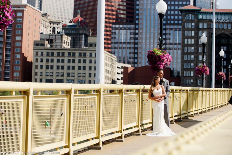 The LeMont, Pittsburgh, wedding, reception, ceremony, photographer, photo, image, picture, downtown, chic, bridges, point state park, Mt. Washington Overlook, St. Mary Church, Sharpsburg, Lavender Leigh Photography, bride, groom, grey wedding colors, neutral and white bouquet, first look, Pennsylvania