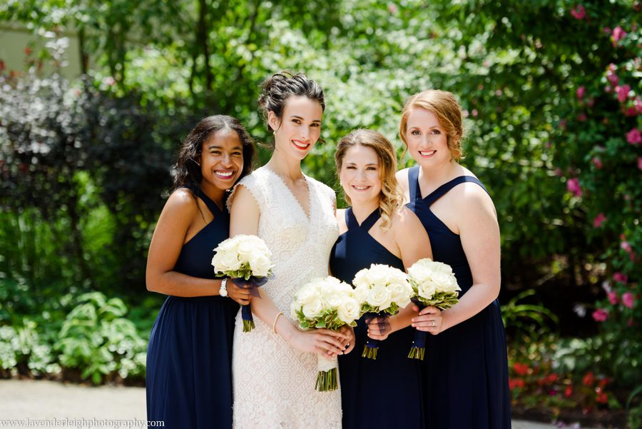 Pittsburgh, wedding photographer, photograph, picture, Montour Country Club, ceremony, reception, golf club, summer, July, Lavender Leigh Photography, Pennsylvania, St. James Catholic Church, lace wedding dress, navy bridesmaids’ dresses, hydrandea flowers