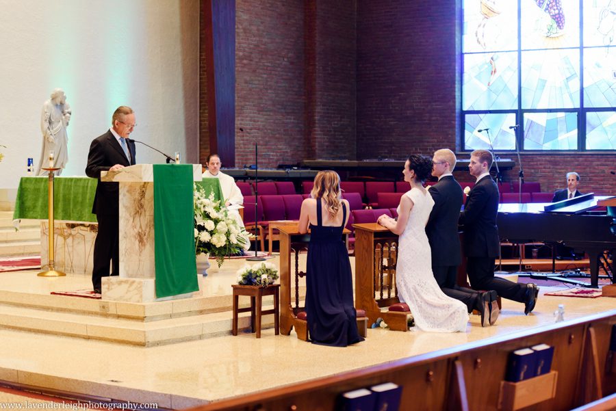 Pittsburgh, wedding photographer, photograph, picture, Montour Country Club, ceremony, reception, golf club, summer, July, Lavender Leigh Photography, Pennsylvania, St. James Catholic Church, lace wedding dress, navy bridesmaids’ dresses, hydrandea flowers