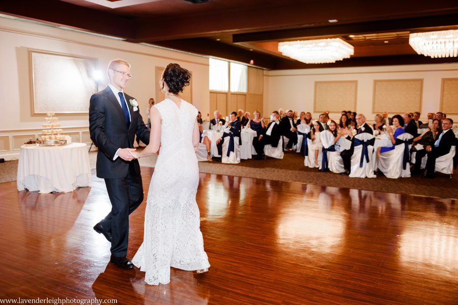 Pittsburgh, wedding photographer, photograph, picture, Montour Country Club, ceremony, reception, golf club, summer, July, Lavender Leigh Photography, Pennsylvania, St. James Catholic Church, lace wedding dress, navy bridesmaids’ dresses, hydrandea flowers