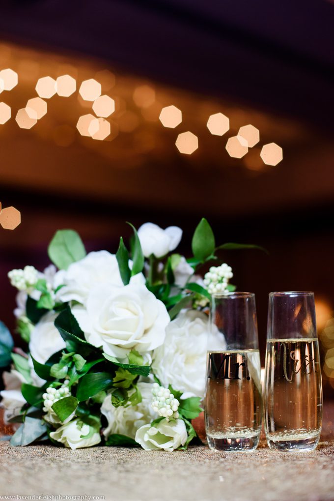 Pittsburgh Airport Marriott, wedding, photographer, photograph, picture, engagement, winter, Pennsylvania, Best of the Knot, Couples' Choice, wedding venues, ceremony reception, St. Patrick's Day, Gold, Glitter, Champagne Bridesmaids Dresses, Badgley Mischka shoes, white floral bouquets, romantic, candlelit