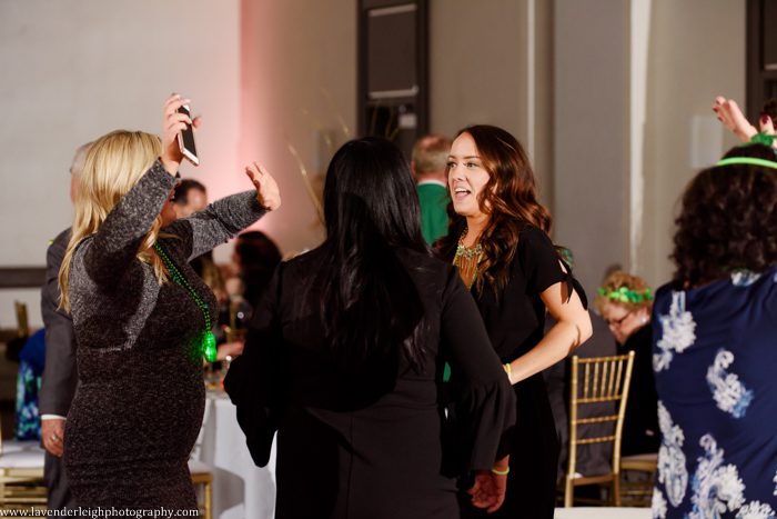 Lavender Leigh Photography, pittsburgh wedding photograPittsburgh Airport Marriott, wedding, photographer, photograph, picture, engagement, winter, Pennsylvania, Best of the Knot, Couples' Choice, wedding venues, ceremony reception, St. Patrick's Day, Gold, Glitter, Champagne Bridesmaids Dresses, Badgley Mischka shoes, white floral bouquets, romantic, candlelit