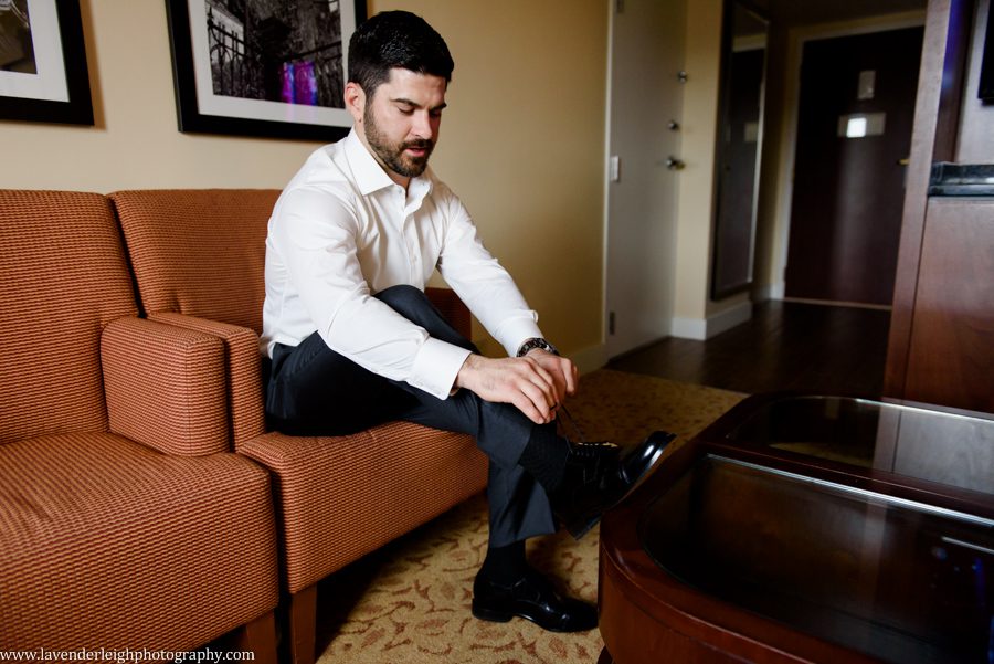 Pittsburgh Airport Marriott, wedding, photographer, photograph, picture, engagement, winter, Pennsylvania, Best of the Knot, Couples' Choice, wedding venues, ceremony reception, St. Patrick's Day, Gold, Glitter, Champagne Bridesmaids Dresses, Badgley Mischka shoes, white floral bouquets, romantic, candlelit