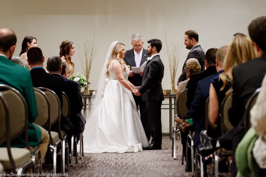 Lavender Leigh Photography, pittsburgh wedding photograPittsburgh Airport Marriott, wedding, photographer, photograph, picture, engagement, winter, Pennsylvania, Best of the Knot, Couples' Choice, wedding venues, ceremony reception, St. Patrick's Day, Gold, Glitter, Champagne Bridesmaids Dresses, Badgley Mischka shoes, white floral bouquets, romantic, candlelit