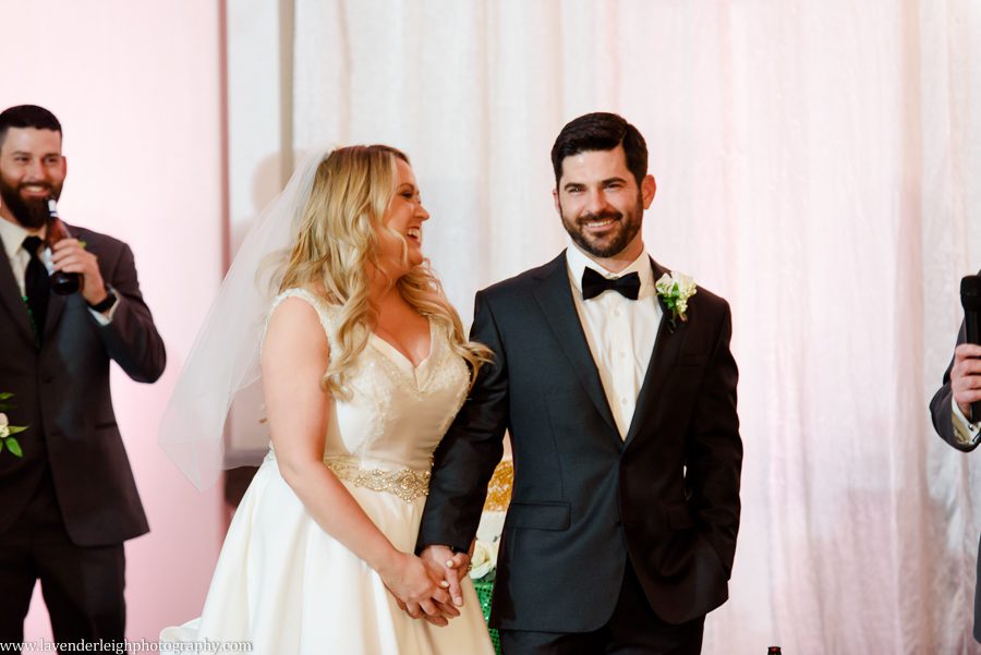 Lavender Leigh Photography, pittsburgh wedding photograPittsburgh Airport Marriott, wedding, photographer, photograph, picture, engagement, winter, Pennsylvania, Best of the Knot, Couples' Choice, wedding venues, ceremony reception, St. Patrick's Day, Gold, Glitter, Champagne Bridesmaids Dresses, Badgley Mischka shoes, white floral bouquets, romantic, candlelit