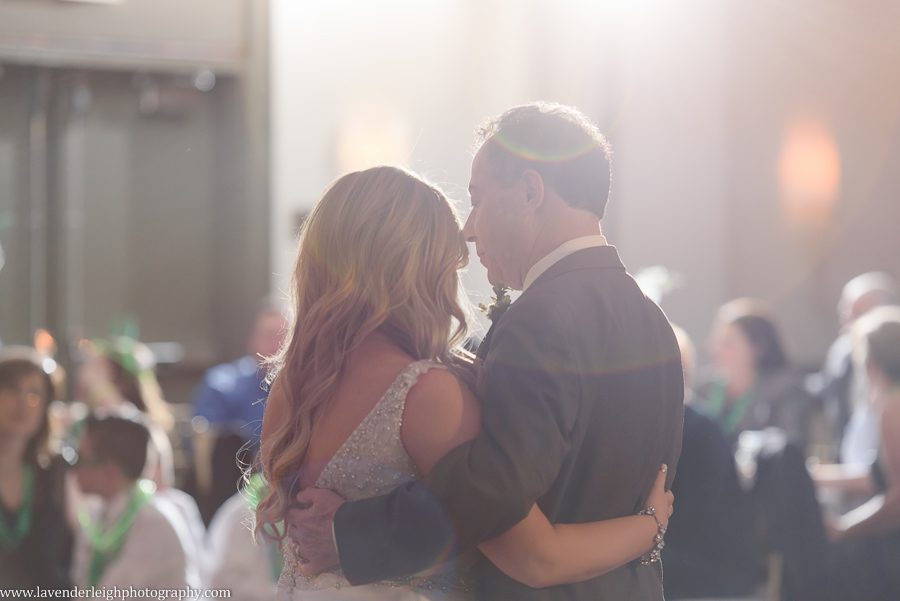 Pittsburgh Airport Marriott, wedding, photographer, photograph, picture, engagement, winter, Pennsylvania, Best of the Knot, Couples' Choice, wedding venues, ceremony reception, St. Patrick's Day, Gold, Glitter, Champagne Bridesmaids Dresses, Badgley Mischka shoes, white floral bouquets, romantic, candlelit