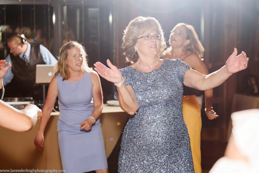 Mother of Bride Dancing at the Pittsburgh Botanic Garden