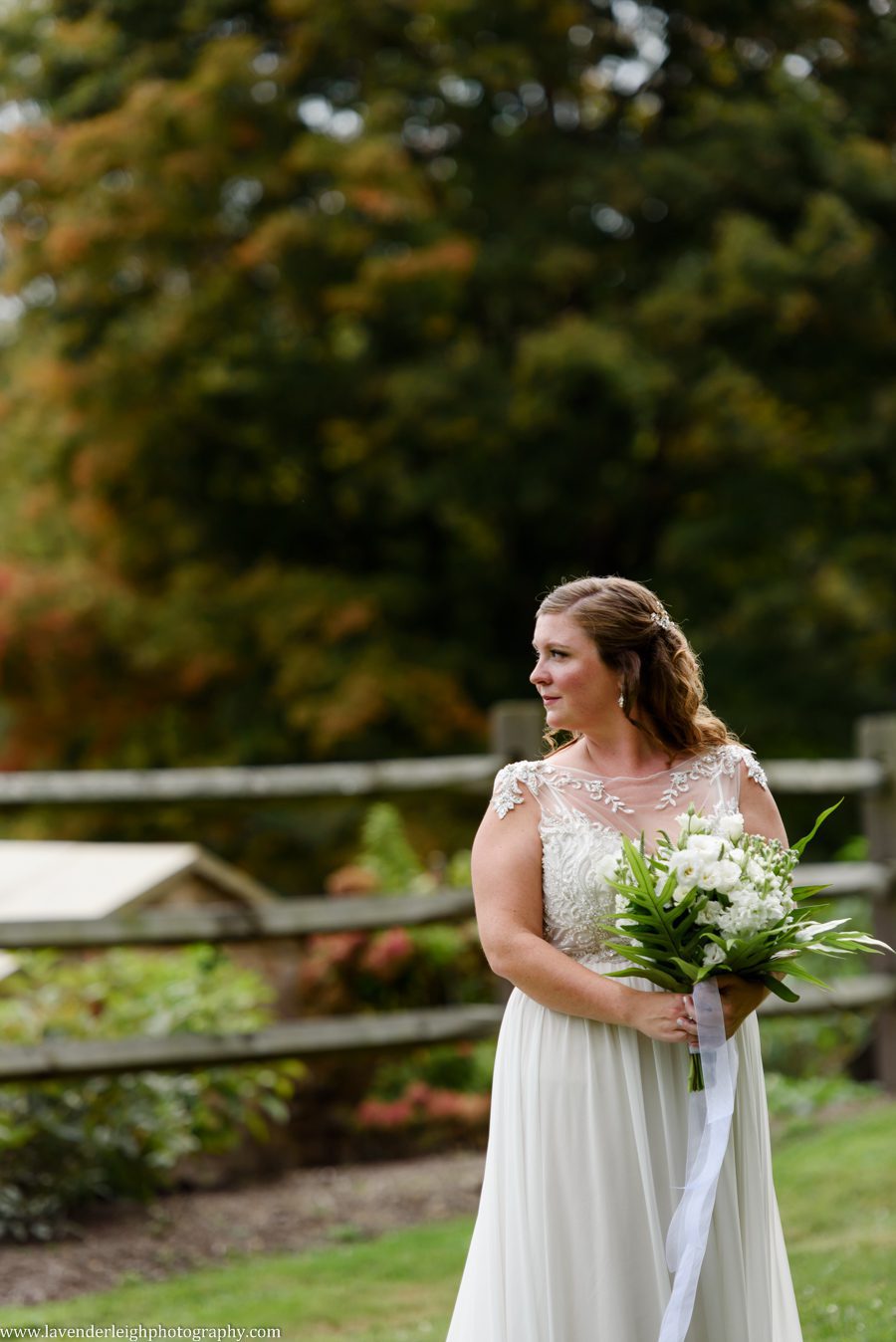 Bride at Pittsburgh Botanic Garden