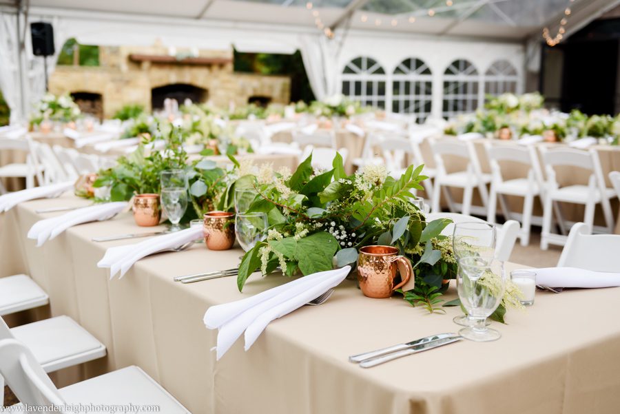 Table Centerpieces at the Pittsburgh Botanic Garden