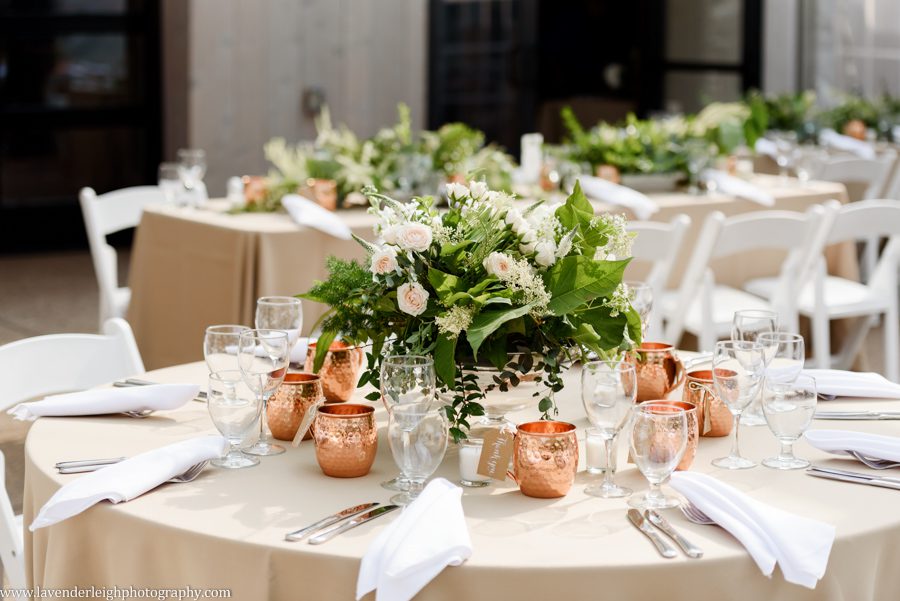 Table Centerpieces at the Pittsburgh Botanic Garden
