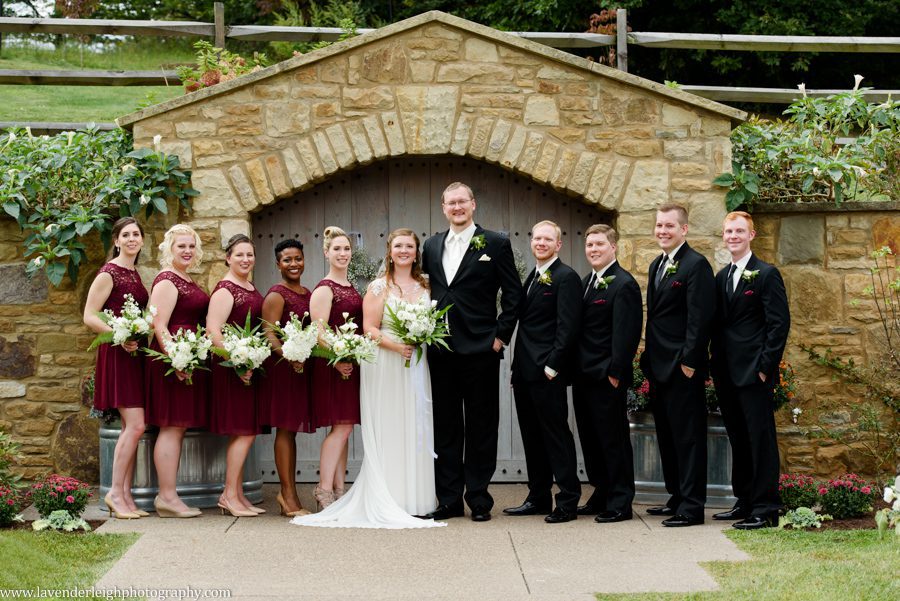 Wedding Party at the Pittsburgh Botanic Garden