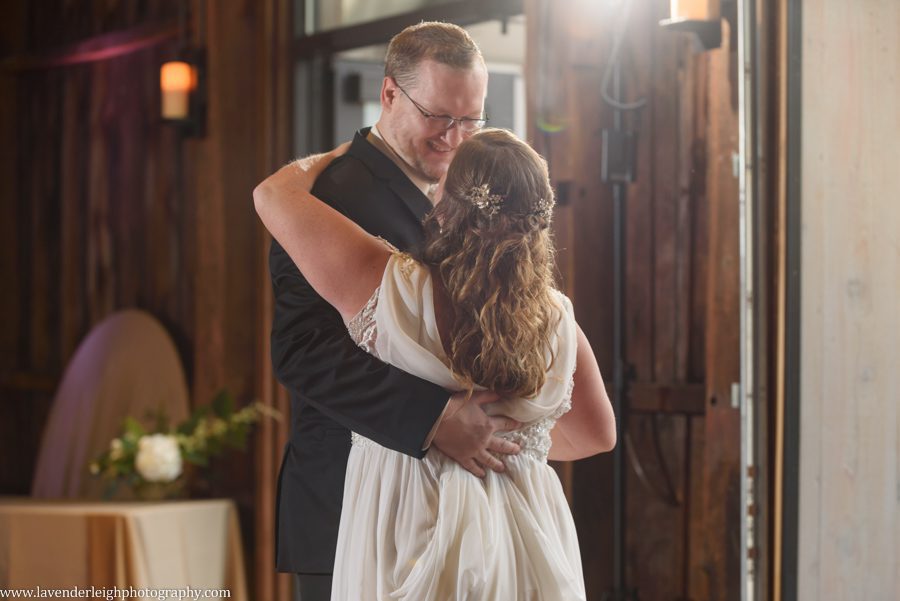 Bride and Groom's First Dance at the Pittsburgh Botanic Garden