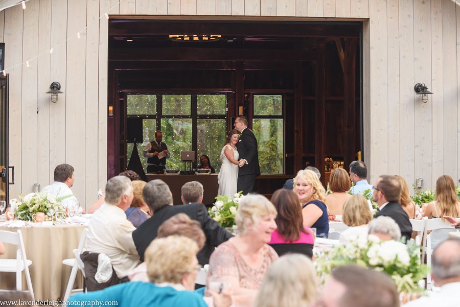 Bride and Groom's First Dance at the Pittsburgh Botanic Garden