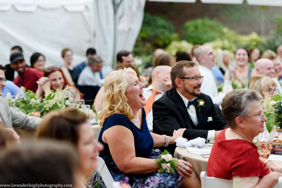 Best Man's Toast at the Pittsburgh Botanic Garden Wedding Reception
