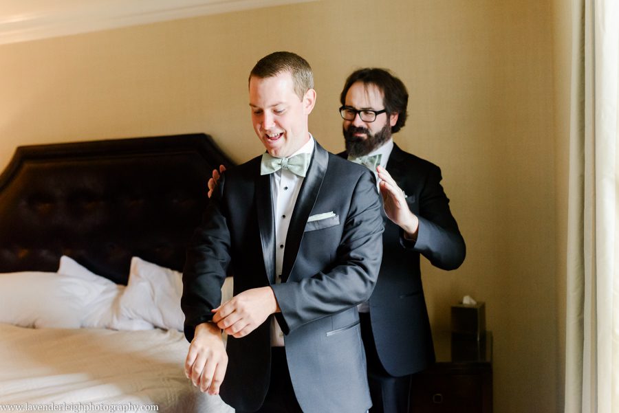 Pittsburgh field club, wedding, reception, ceremony, Pennsylvania, sophistication, stylish, classy, st. scholastica, church, dusty pink and ivory, English garden bouquet, white flowers, striped bridesmaid skirt, photographer, photos, images, pictures, photography, camera, fox chapel, aspinwall, lavender leigh photography