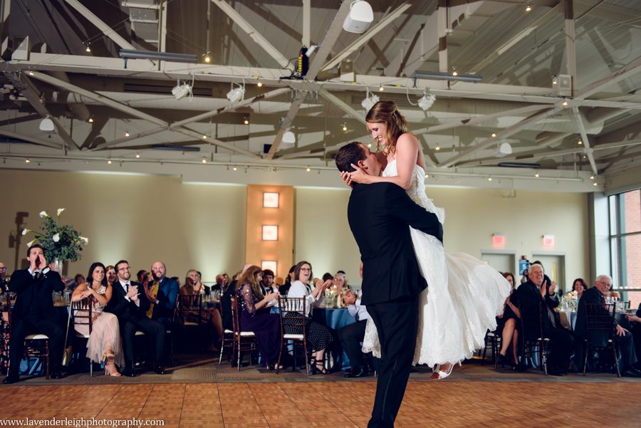 An elegant wedding with the ceremony at Westminster Presbyterian Church and the reception at the Heinz History Center.